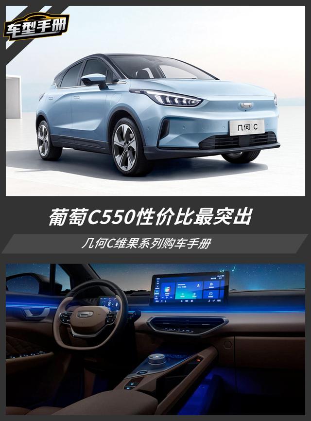 藍莓、葡萄、西柚都不錯！但幾何C葡萄C550更值得擁有