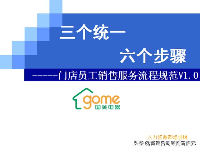 門店員工銷售服務(wù)流程規(guī)范，三個統(tǒng)一、六個步驟（門店服務(wù)的六個要步驟）
