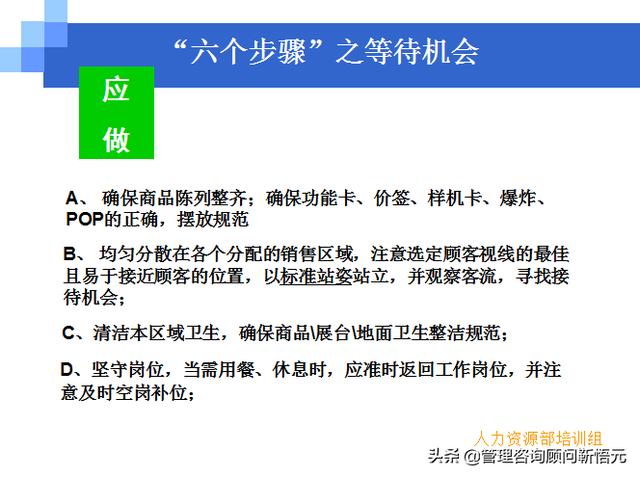 門店員工銷售服務(wù)流程規(guī)范，三個統(tǒng)一、六個步驟（門店服務(wù)的六個要步驟）