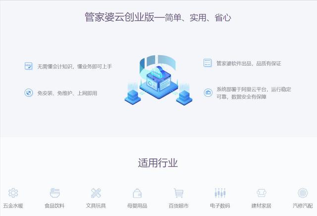 管家婆云創業板一款永久免費的云端進銷存軟件（管家婆云進銷存軟件演示）