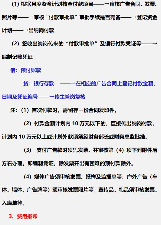 財(cái)務(wù)總監(jiān)：這才是財(cái)務(wù)部各崗位的詳細(xì)工作流程，內(nèi)容清晰明了（財(cái)務(wù)總監(jiān)工作流程圖文檔）