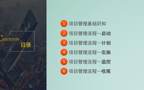 項目管理的9大要點：時間管理、成本管理、采購管理、質量管理等